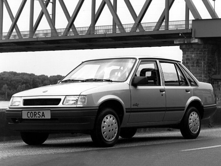 Opel Corsa (S83) 1 поколение, 2-й рестайлинг, седан (09.1990 - 01.1993)
